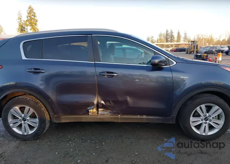 2017 Kia Sportage Lx from USA, damaged, VIN KNDPMCACXH7100087